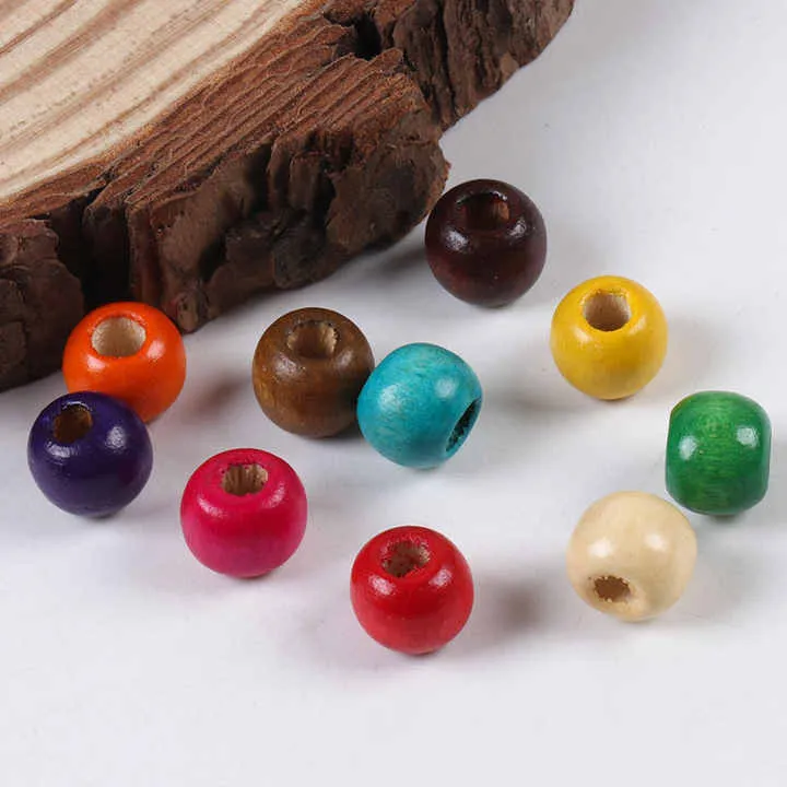 خرز خشبي-wooden beads