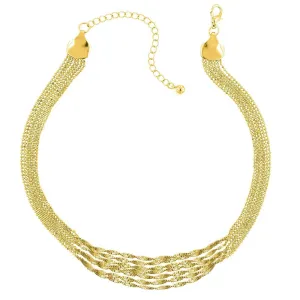 2028 Jewelry Multi Twist Chain Necklace 16"   3" Extender