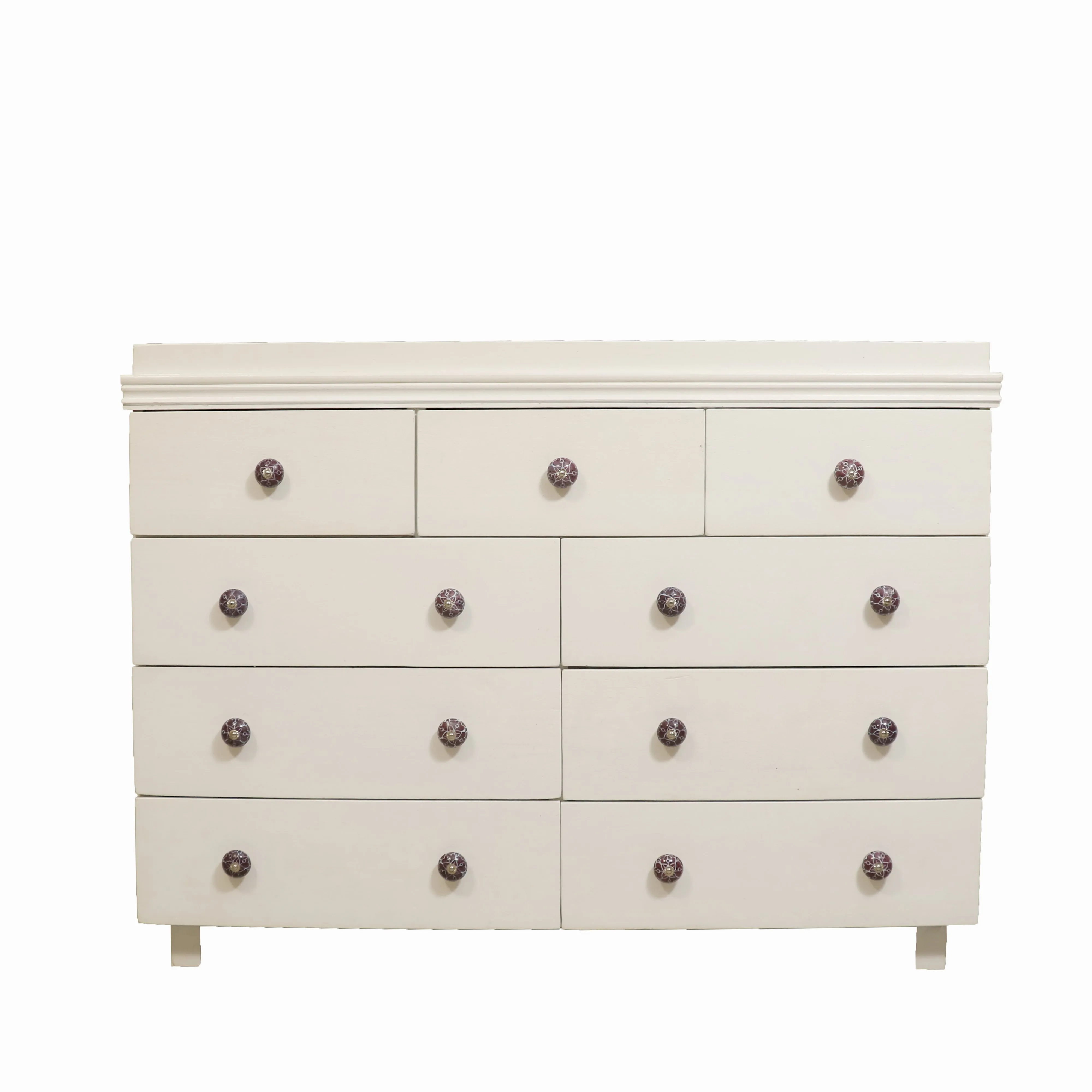 3   6  White Chest of Drawers