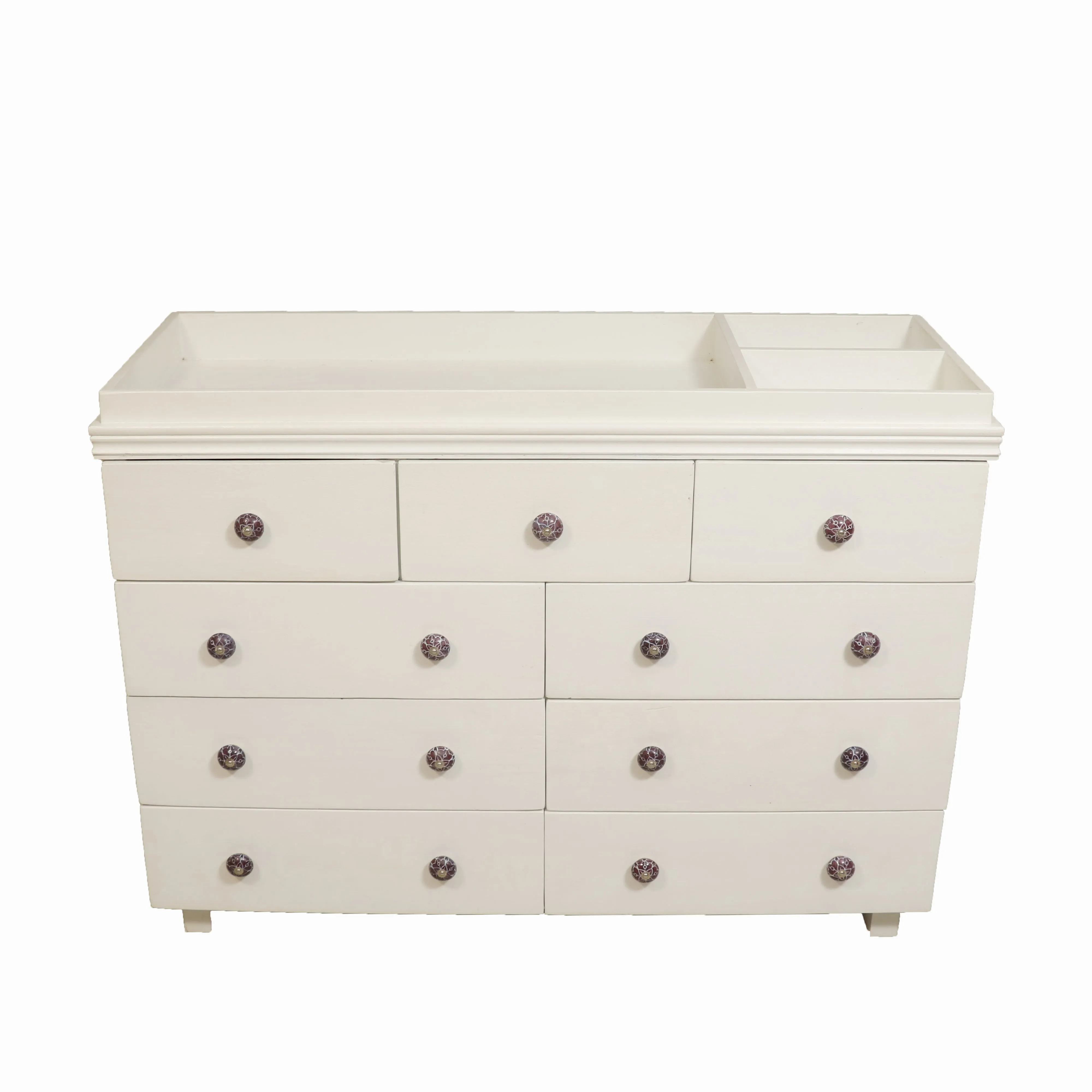 3   6  White Chest of Drawers