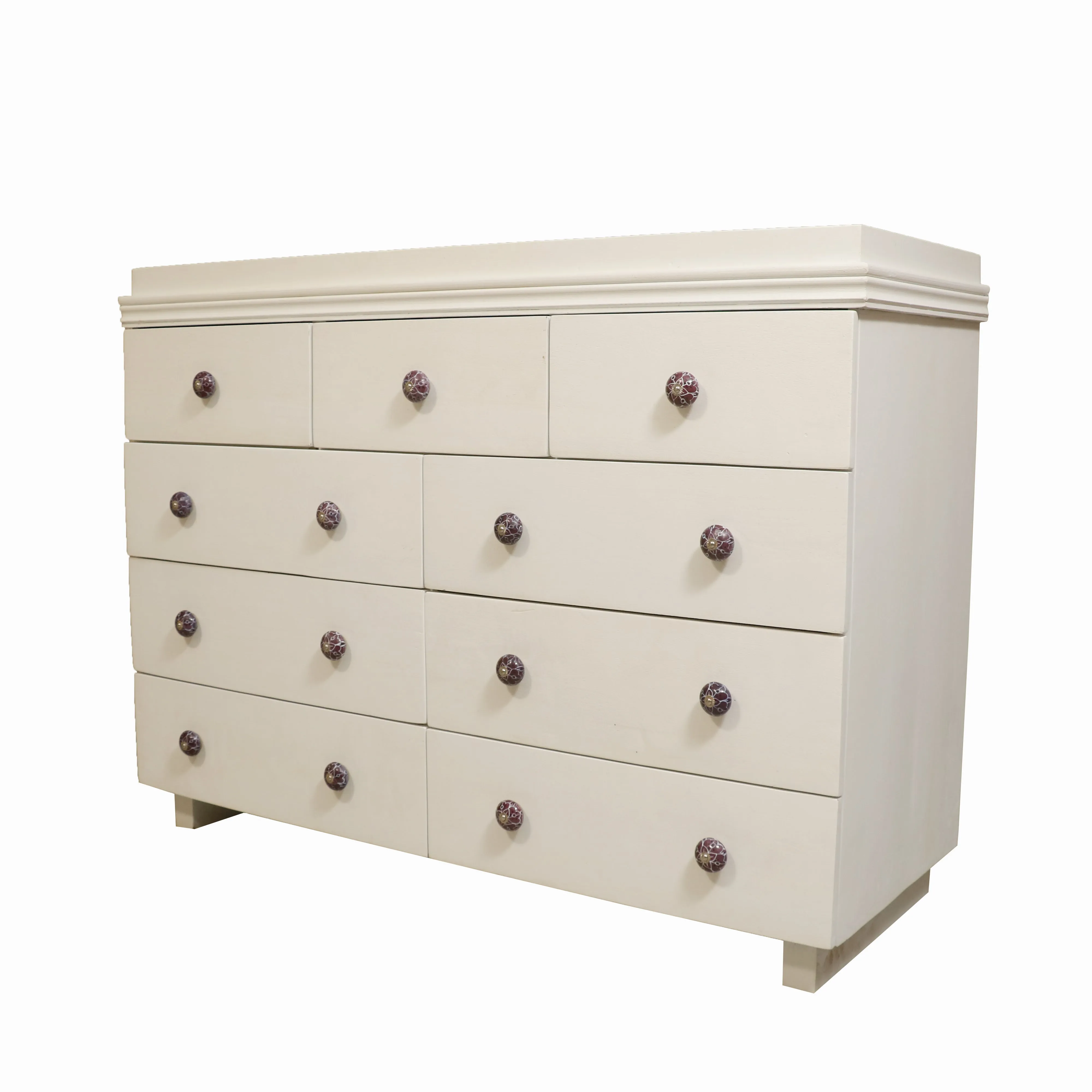 3   6  White Chest of Drawers