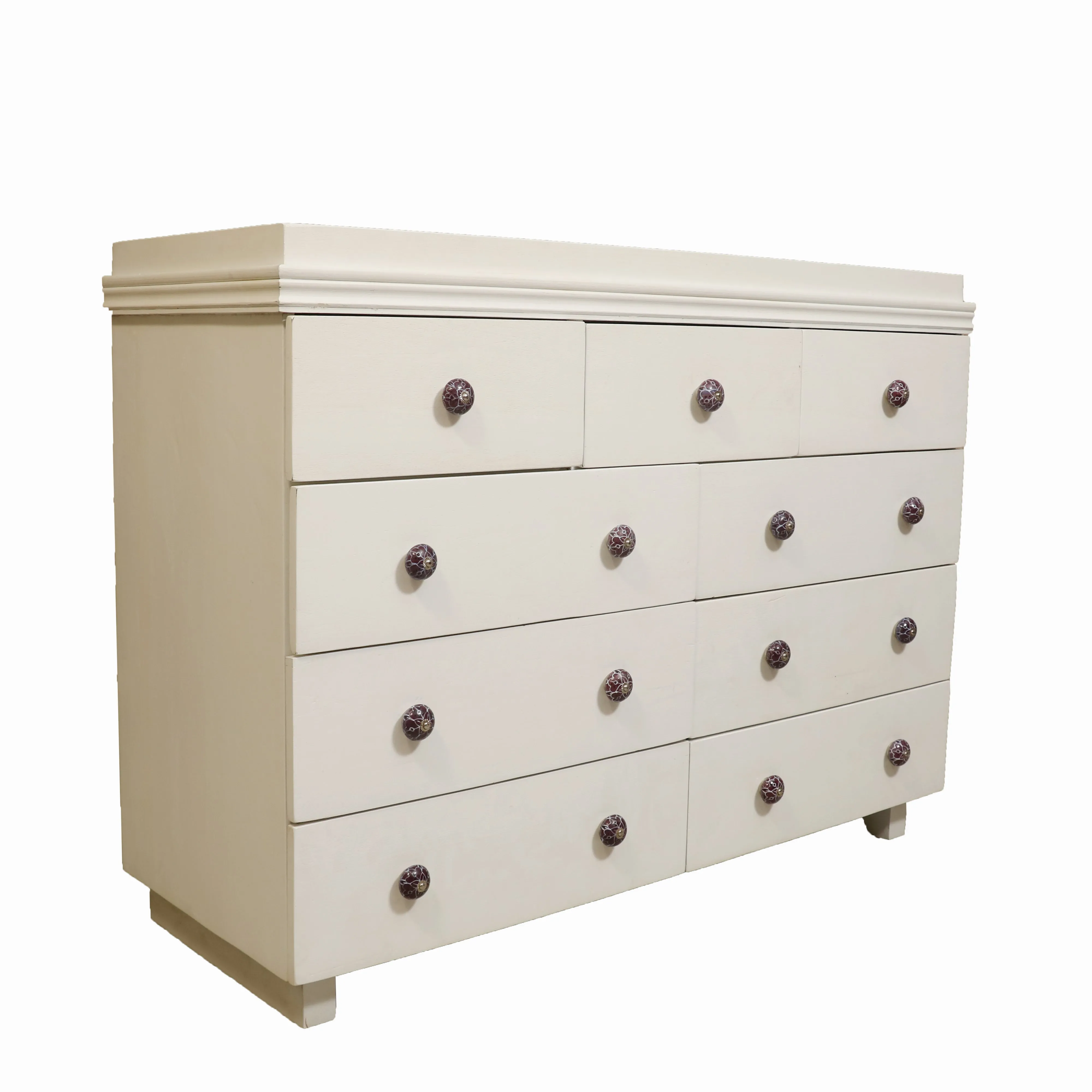 3   6  White Chest of Drawers