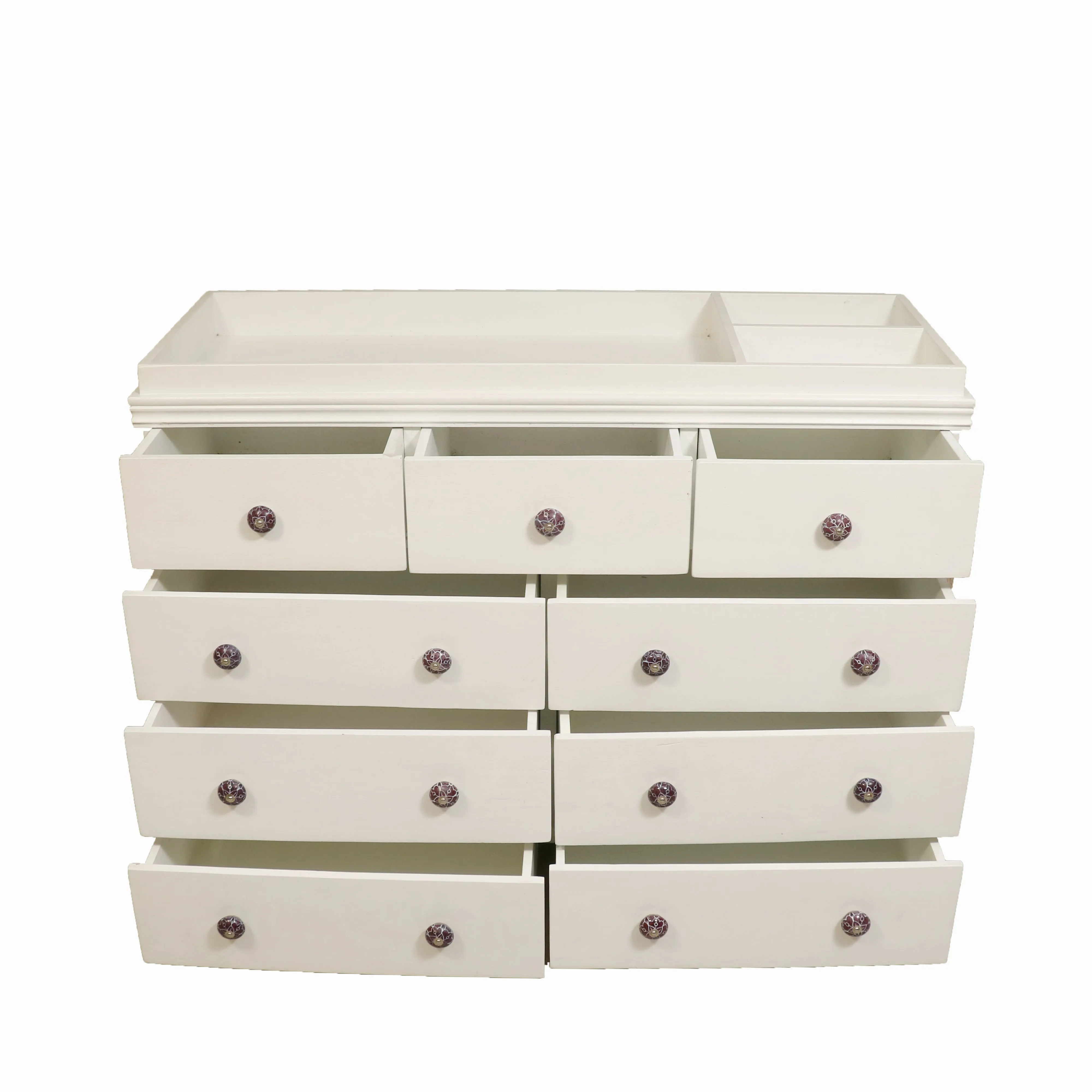 3   6  White Chest of Drawers