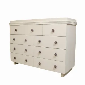 3   6  White Chest of Drawers