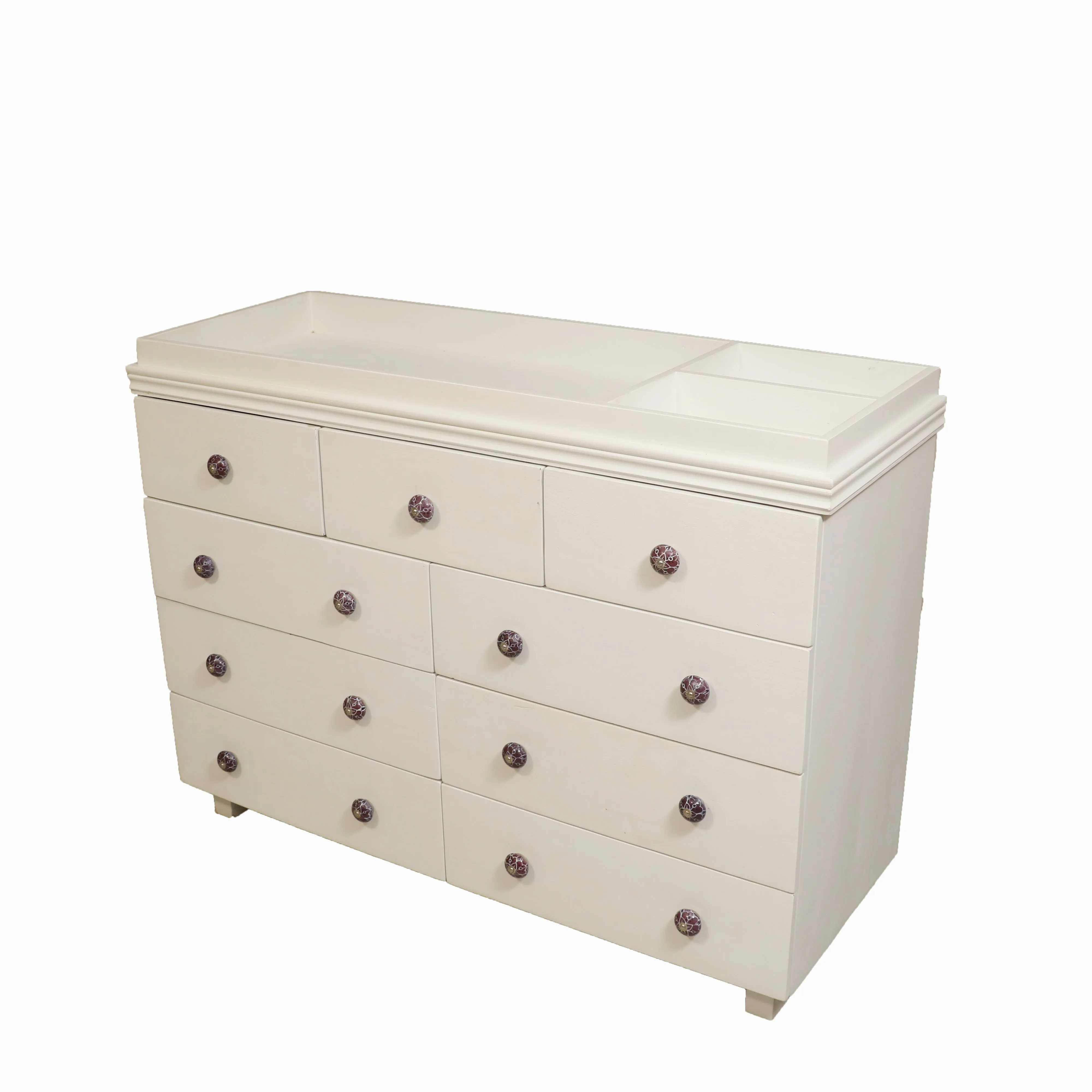 3   6  White Chest of Drawers