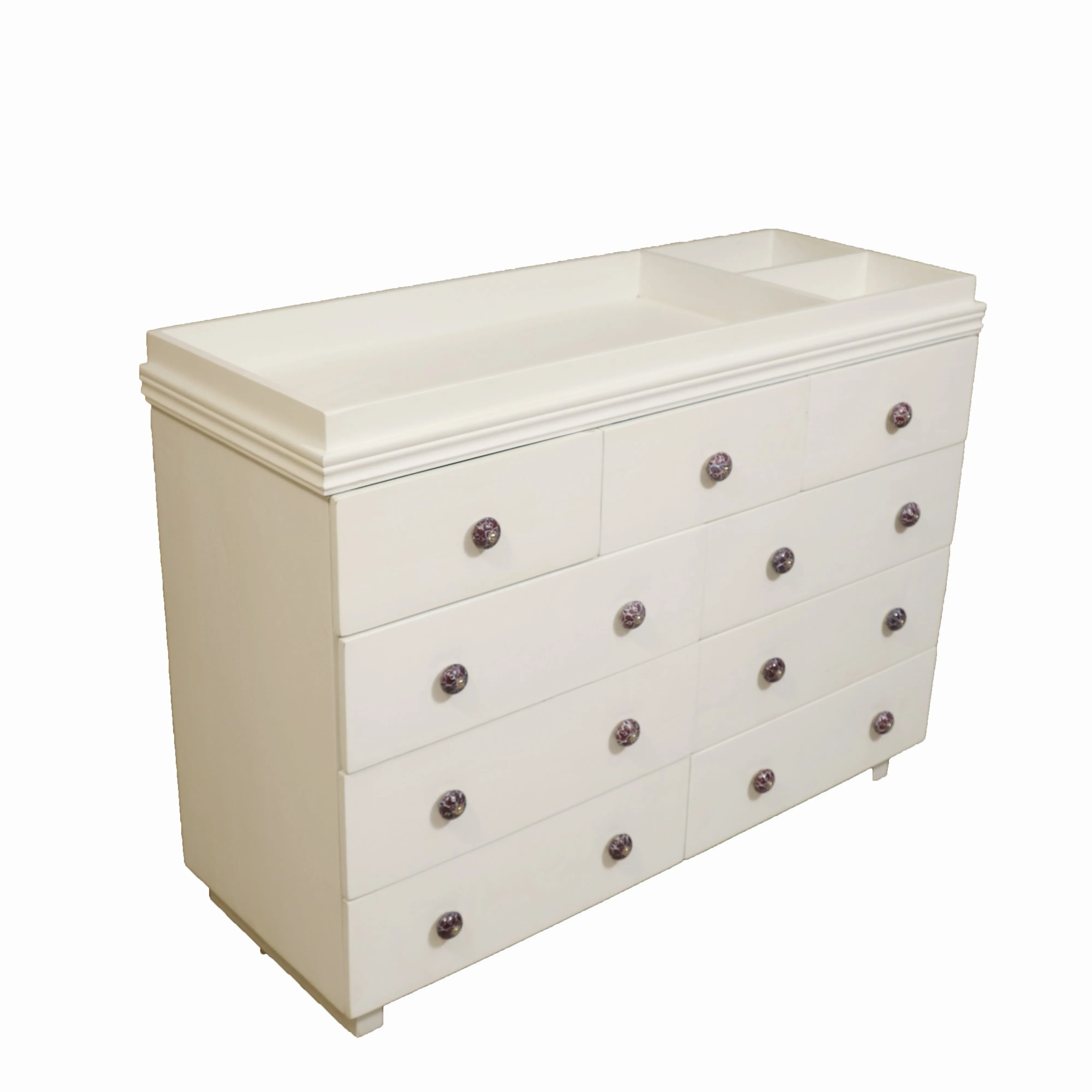 3   6  White Chest of Drawers