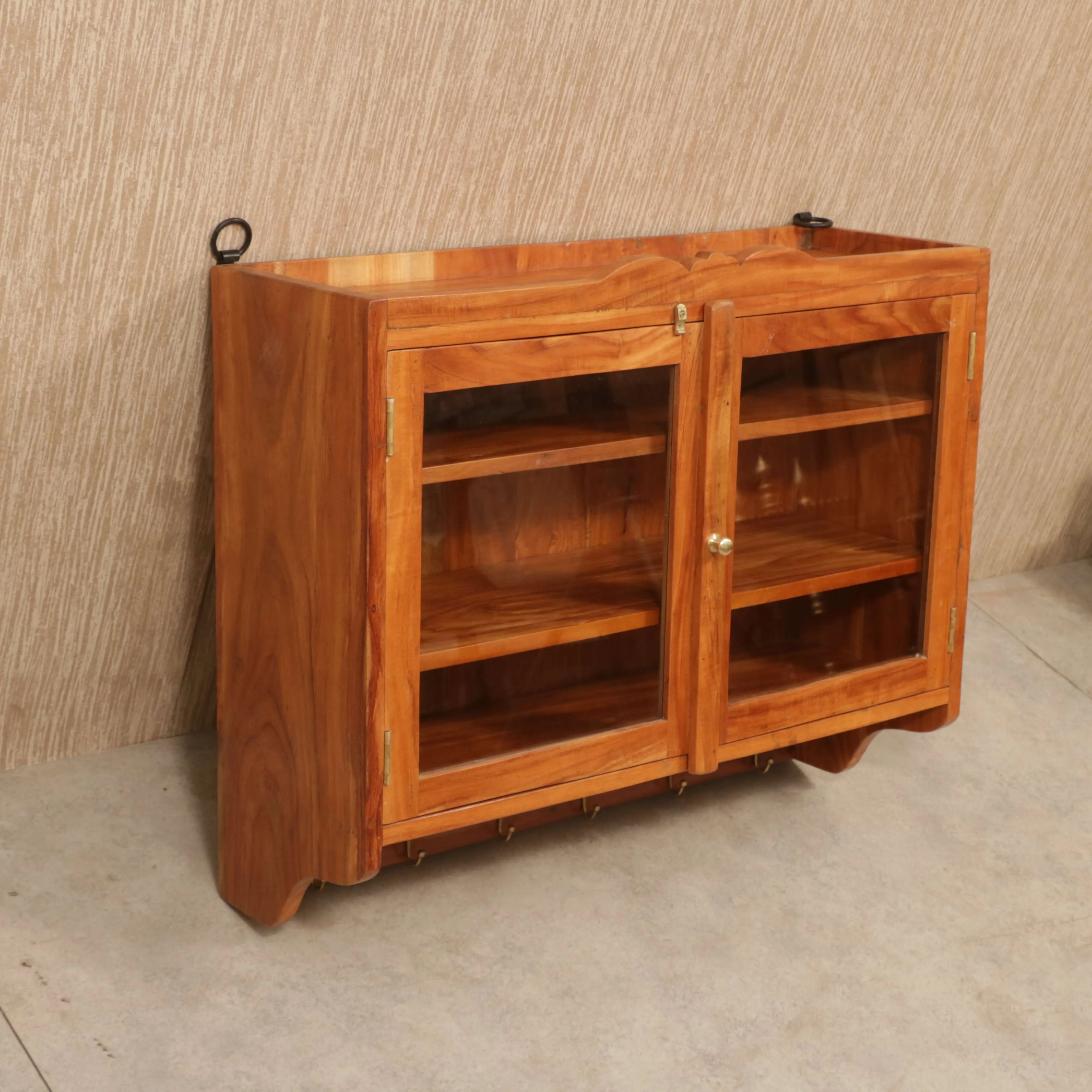 30 x 7 x 24 Inch Wide Wooden Hanging Cabinet