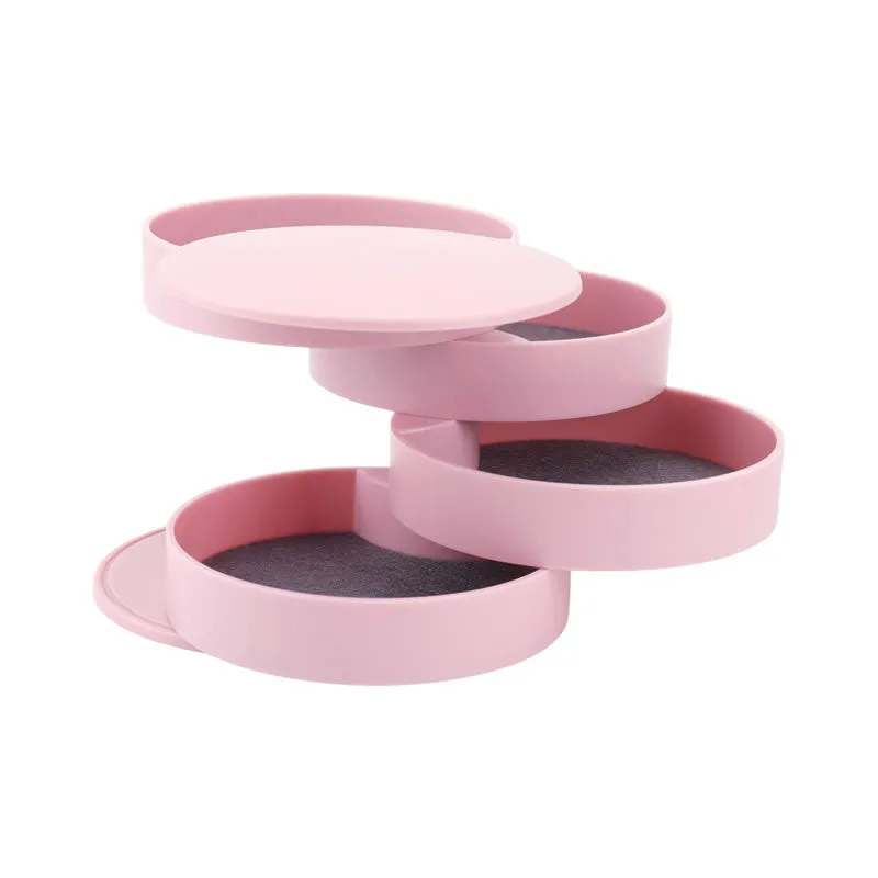 4-Tier Rotary Jewelry Storage Holder