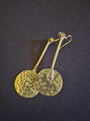 AATC BRASS STRING FULL CIRCLE EARRING