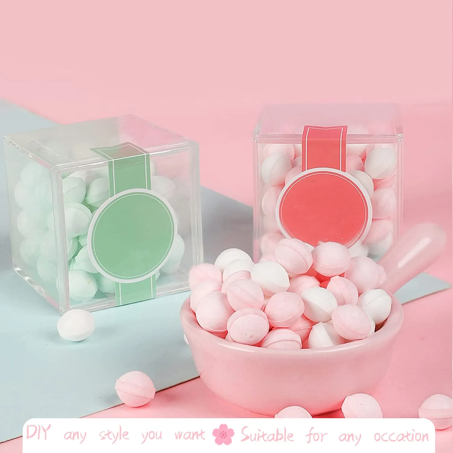 Acrylic Gift Box Square 12x12x12cm Super Transparent with Flip Lid