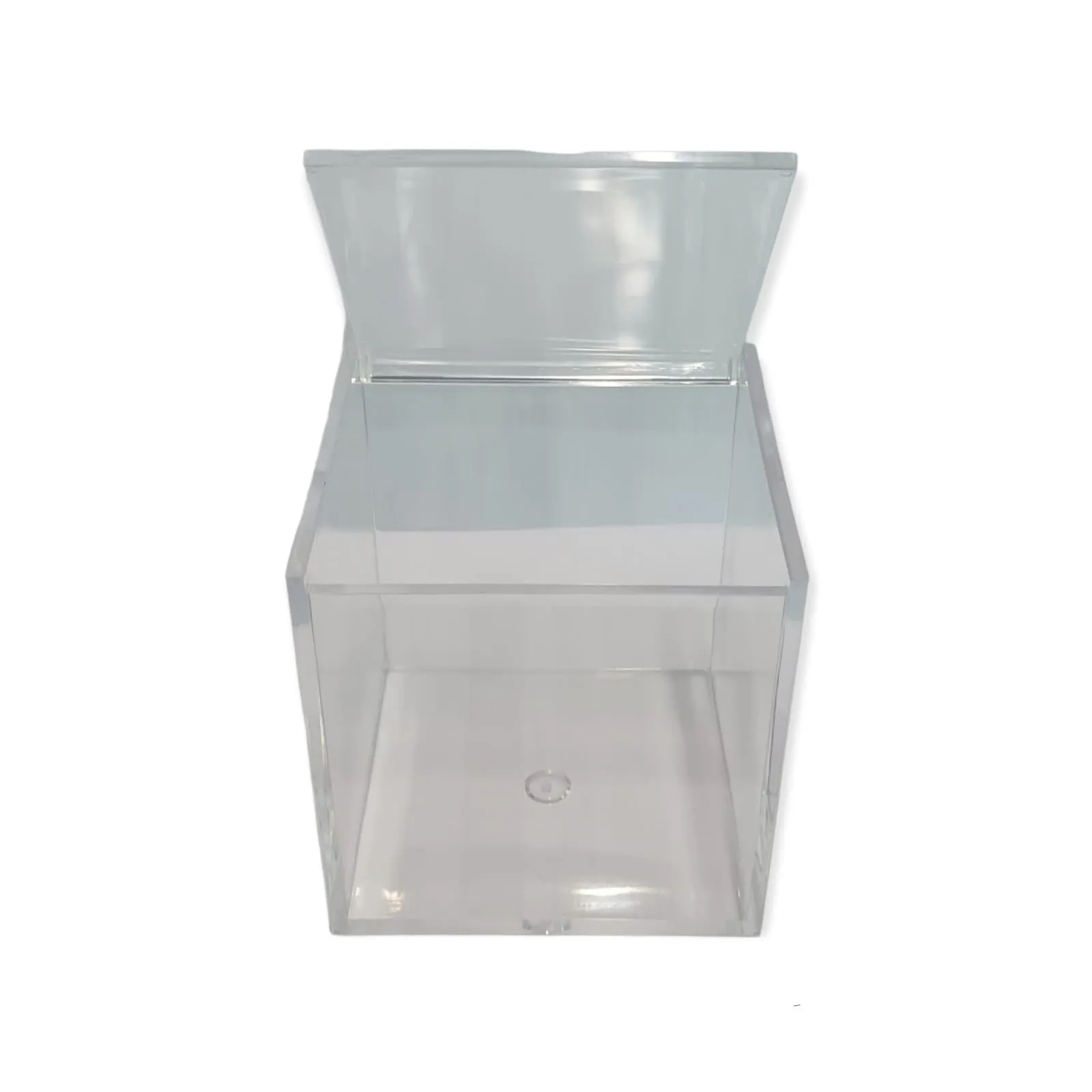 Acrylic Gift Box Square 12x12x12cm Super Transparent with Flip Lid