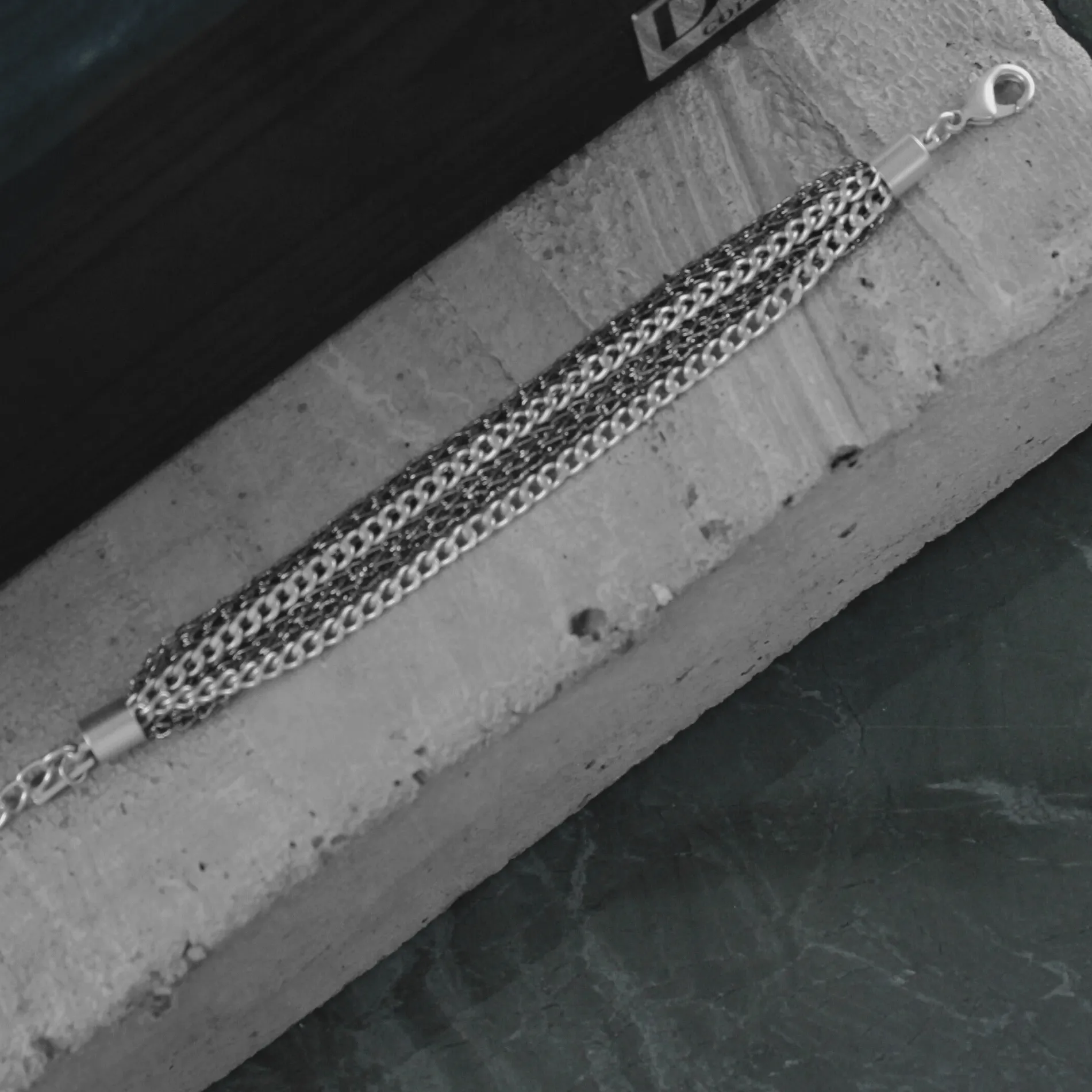 Anastazia IN:STORE Knittet Bracelet Silver Plating