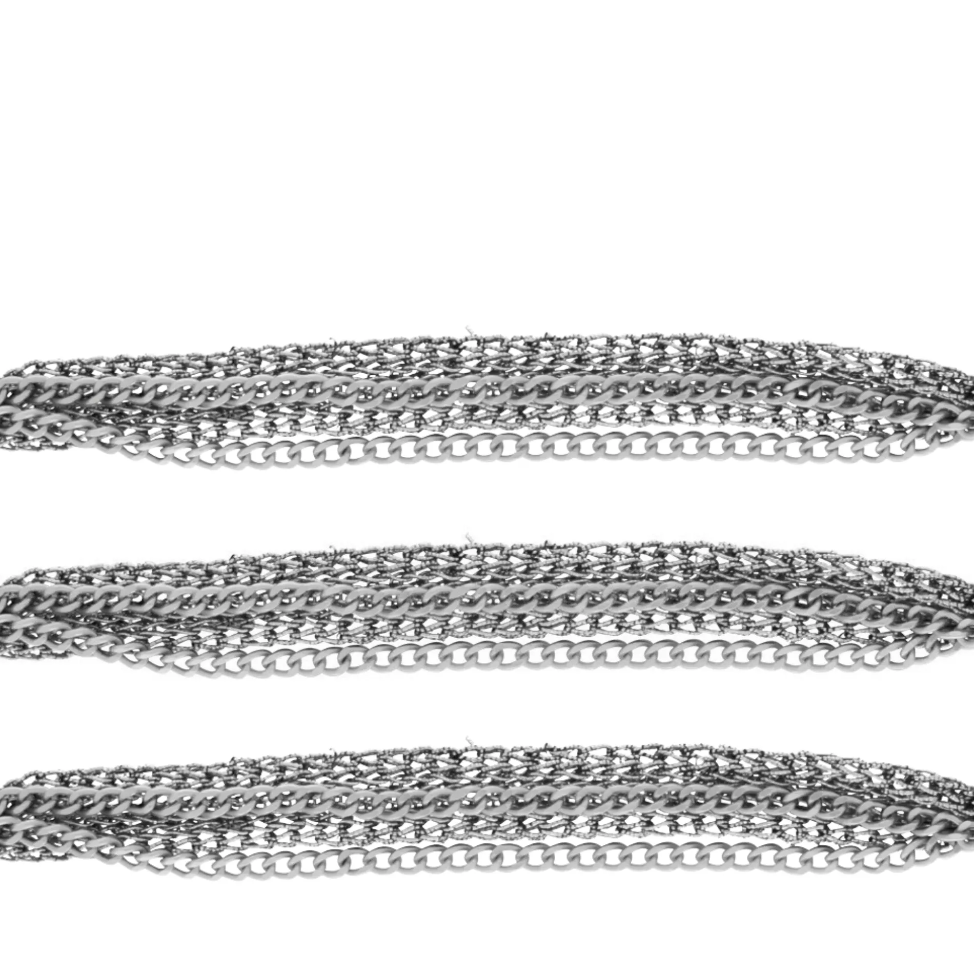 Anastazia IN:STORE Knittet Bracelet Silver Plating