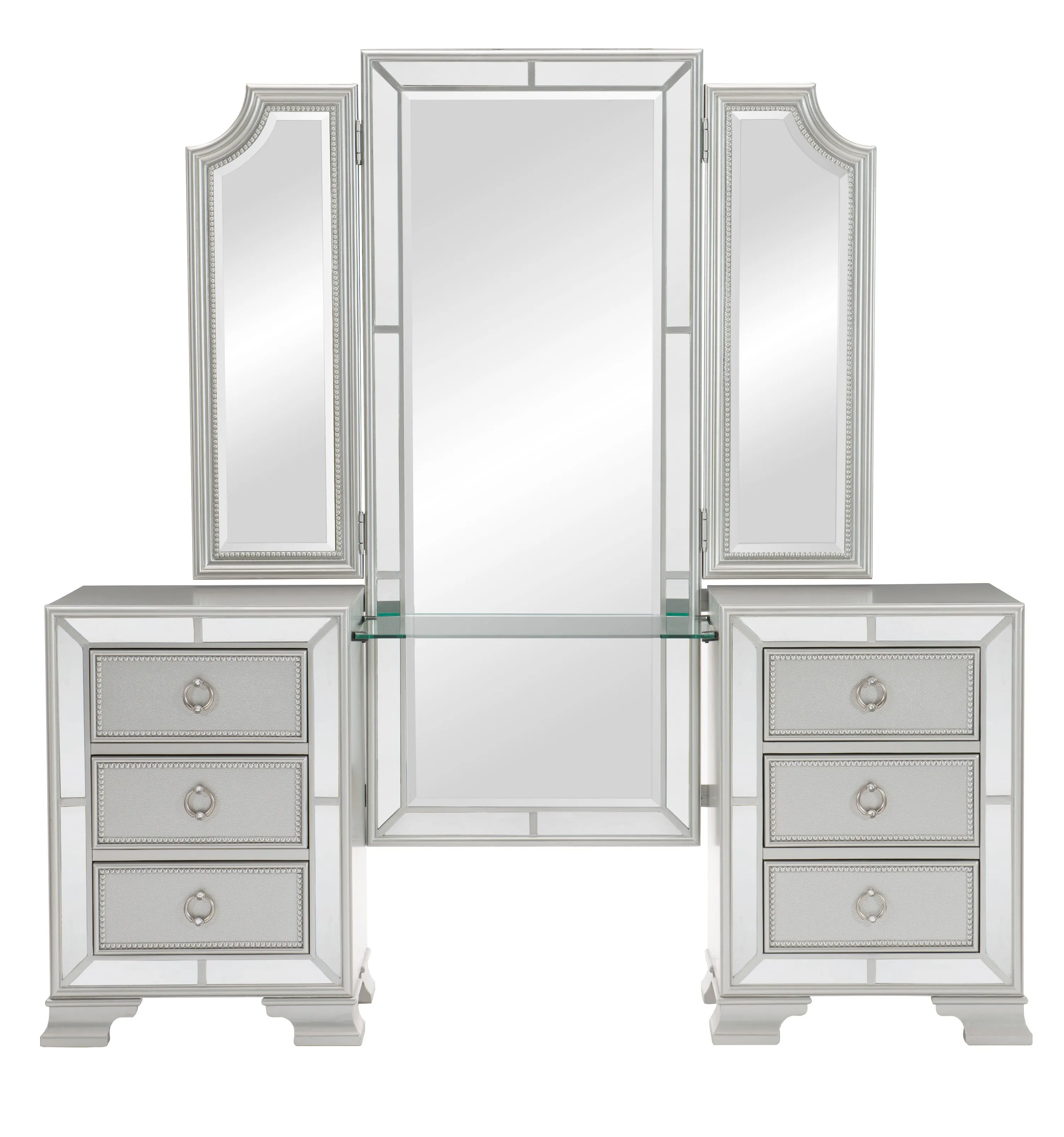 Avondale Silver Vanity Set