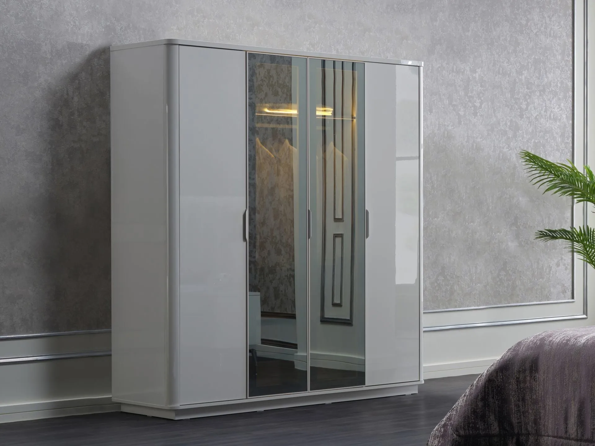 Aysa Wardrobe 4 Doors