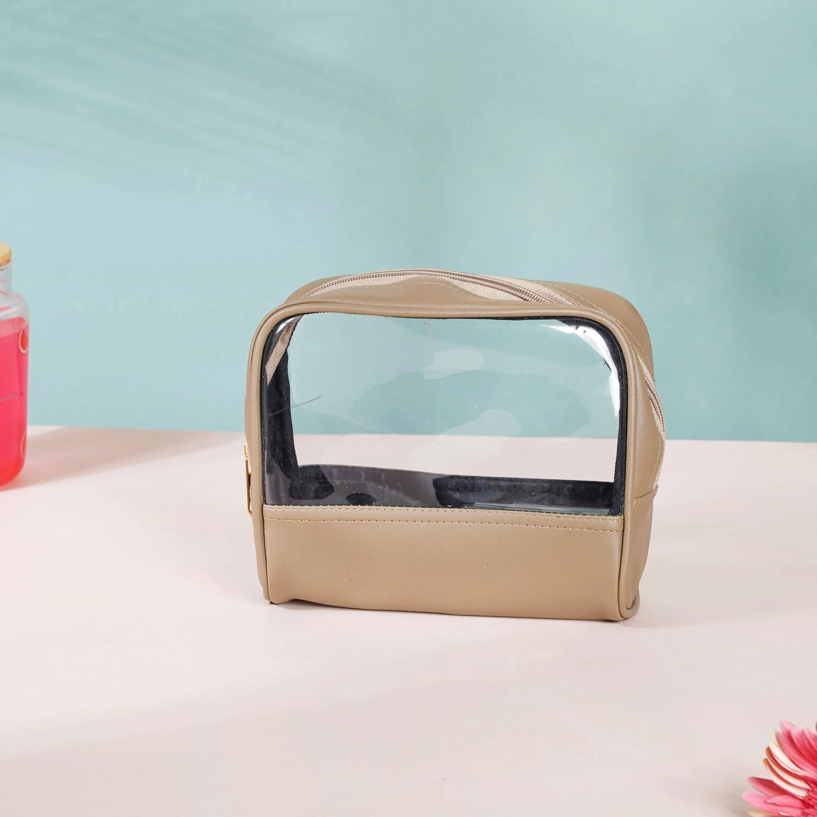 Beige Travel Kit Set of 4