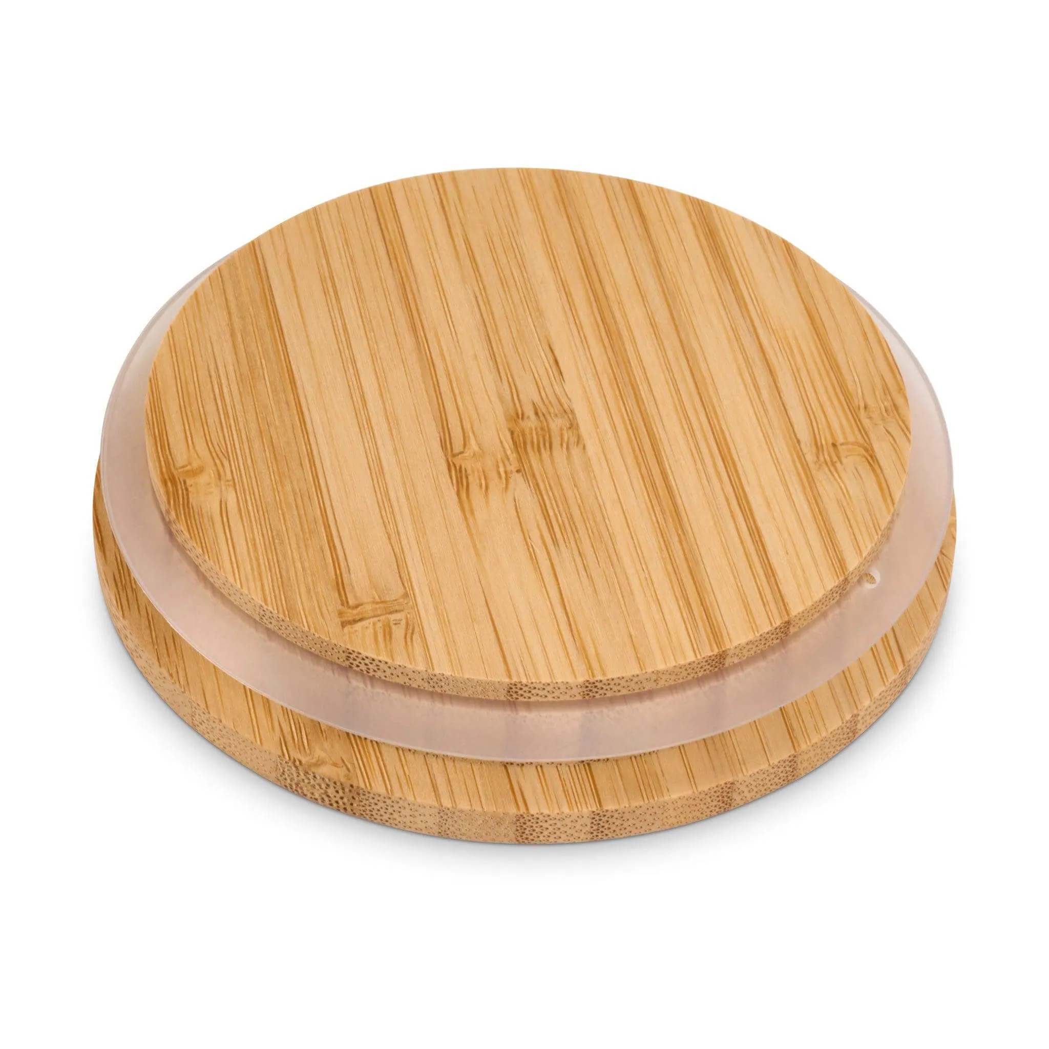 Brabantia Pure Food Glass Storage Jar With Bamboo Lid 350ML