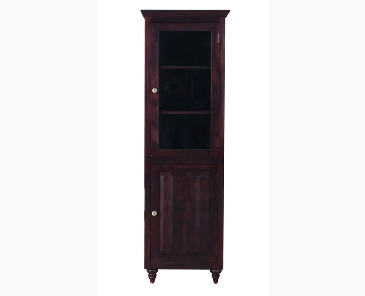 Calgary Solid Wood Two Door Book Case