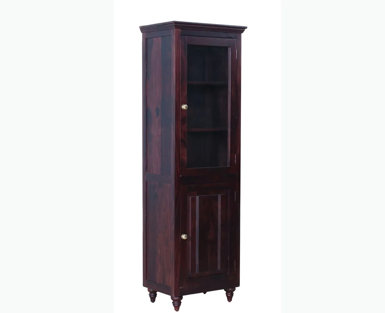 Calgary Solid Wood Two Door Book Case