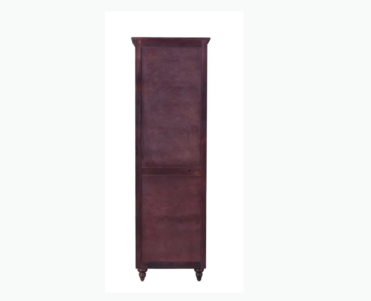 Calgary Solid Wood Two Door Book Case