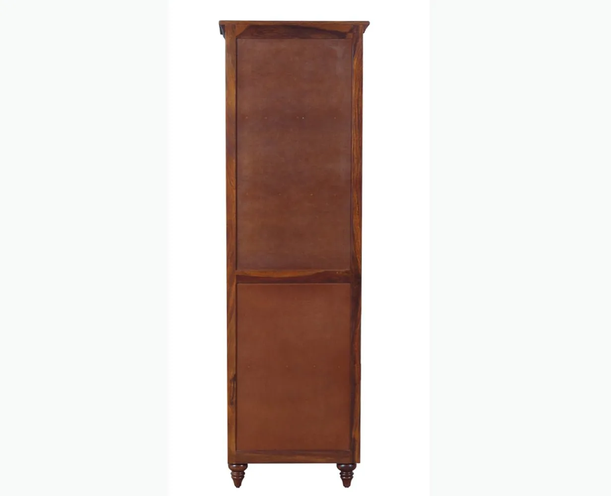 Calgary Solid Wood Two Door Book Case