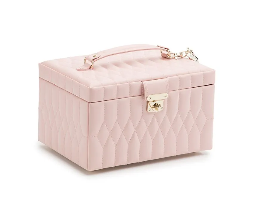 Caroline Medium Jewelry Box (Rose Quartz)