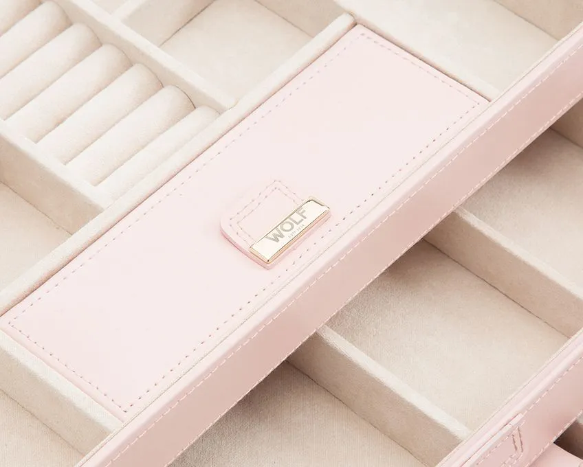 Caroline Medium Jewelry Box (Rose Quartz)