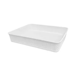 Cascade Deep Large Rectangular Knitted Plastic Storage 2.1L