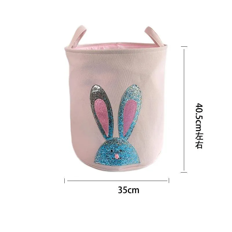 Chic Collapsible Canvas Storage Bin for Kids