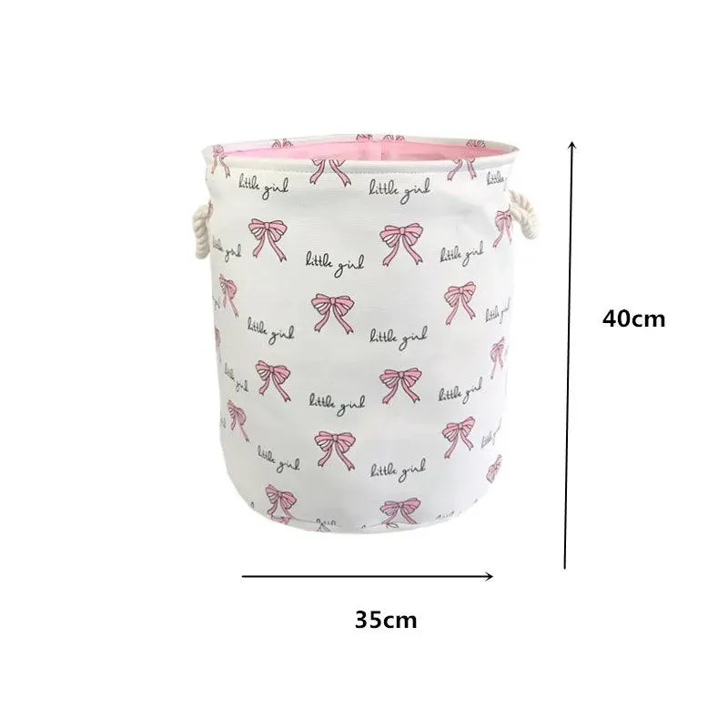 Chic Collapsible Canvas Storage Bin for Kids
