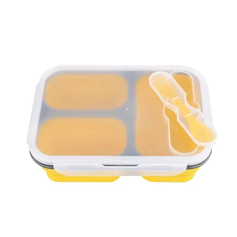 Colorful Collapsible Silicone Lunch Box