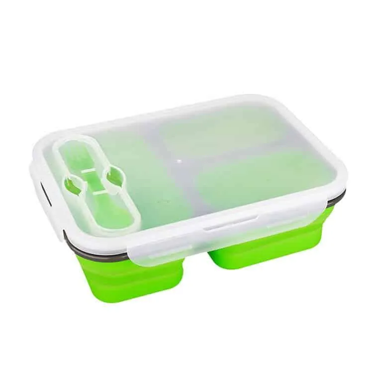 Colorful Collapsible Silicone Lunch Box