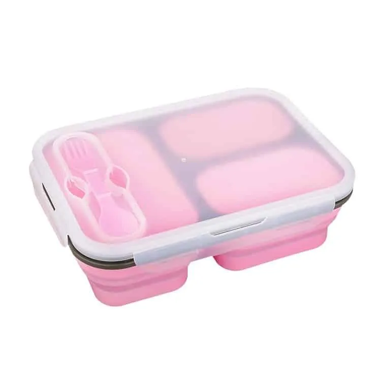Colorful Collapsible Silicone Lunch Box