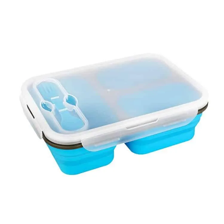 Colorful Collapsible Silicone Lunch Box