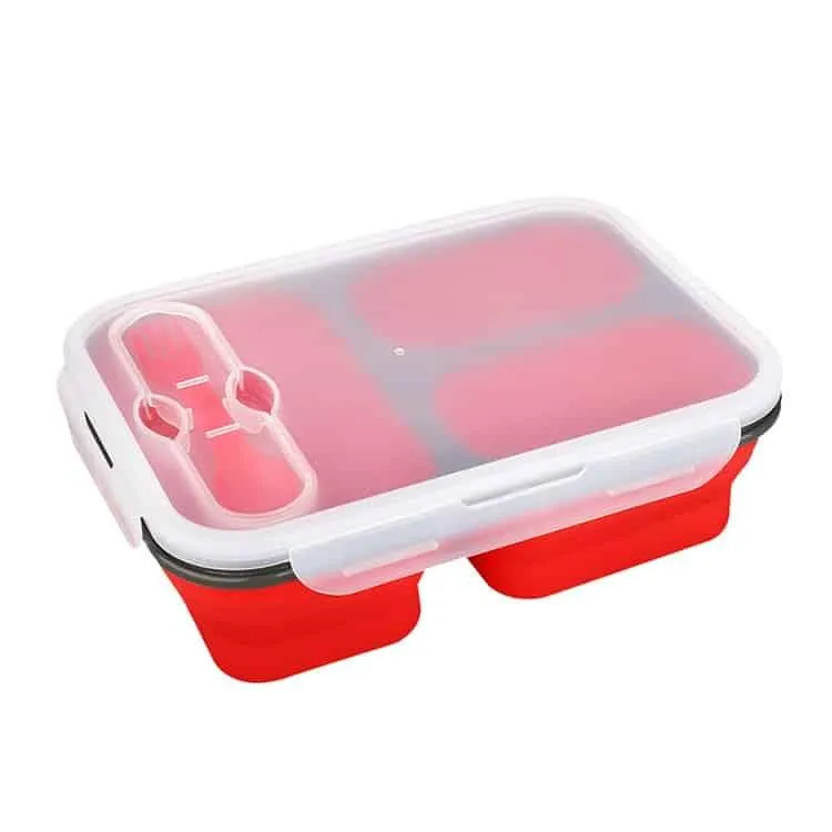 Colorful Collapsible Silicone Lunch Box