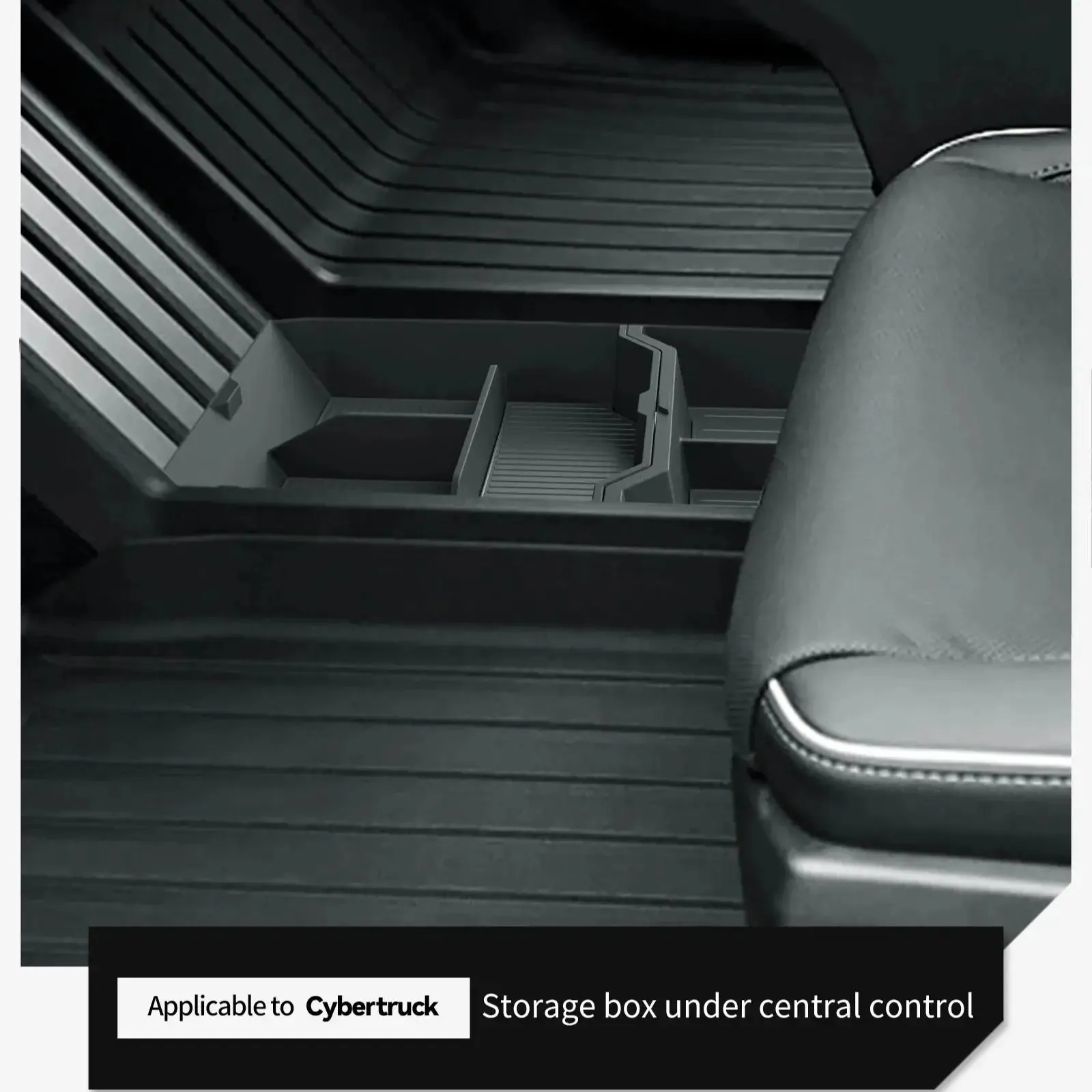 Compatible with Tesla Cybertruck 2024-2025 Center Console Lower Storage Box