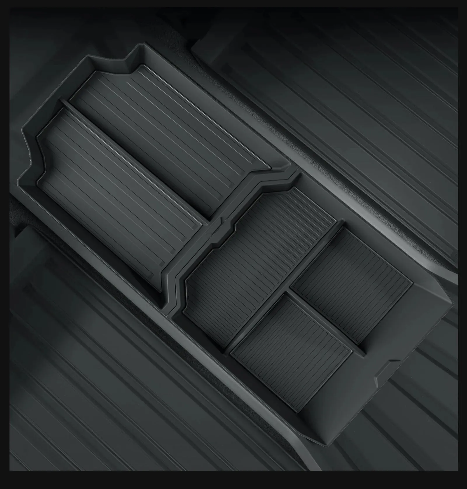 Compatible with Tesla Cybertruck 2024-2025 Center Console Lower Storage Box