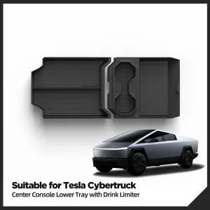 Compatible with Tesla Cybertruck 2024-2025 Center Console Lower Storage Box