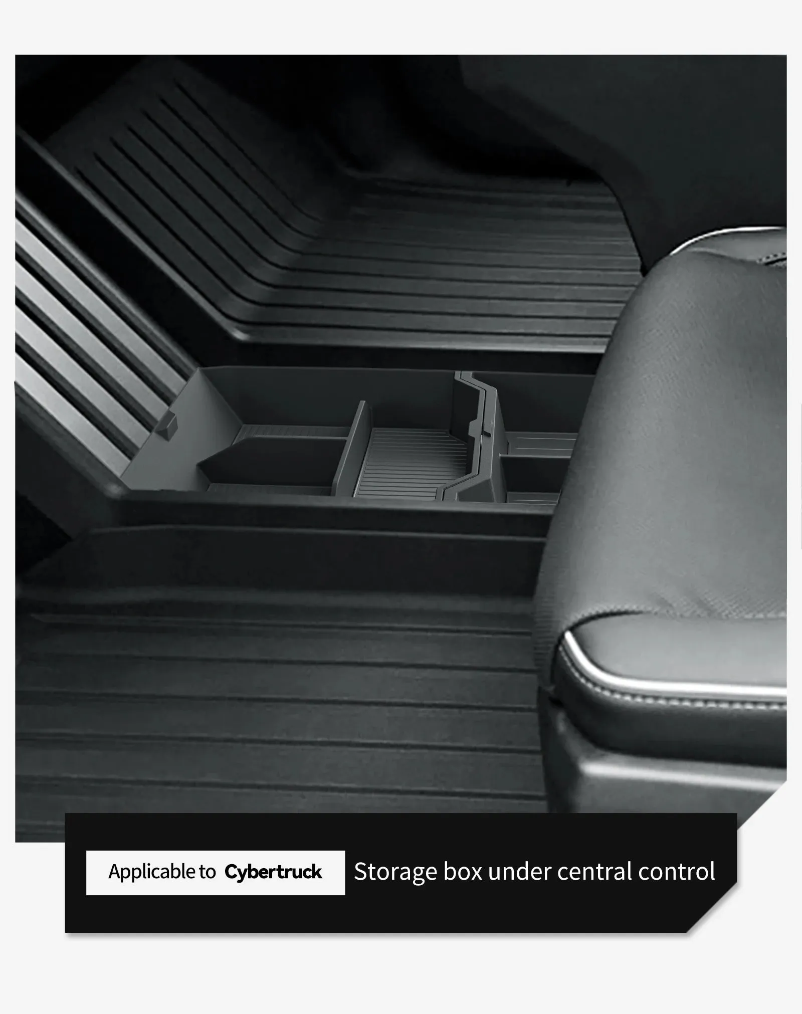 Compatible with Tesla Cybertruck 2024-2025 Center Console Lower Storage Box