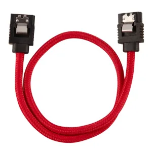 Corsair Premium Sleeved Sata Cable 2-Pack - Red