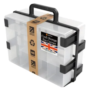 Craft Carrier   Crafty Tool Boxes (With Fixed Dividers)