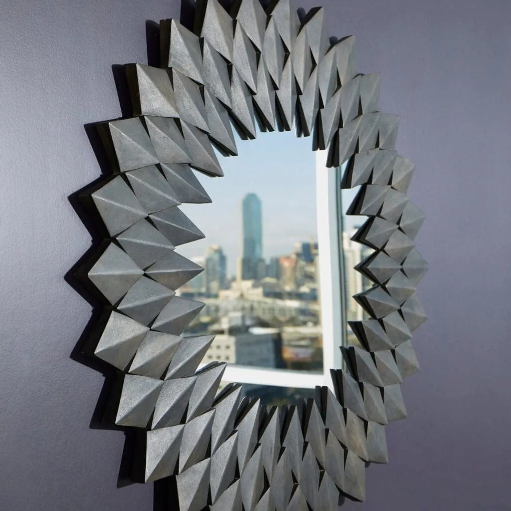 Cyan Design 10760 Beams Mirror - Grey