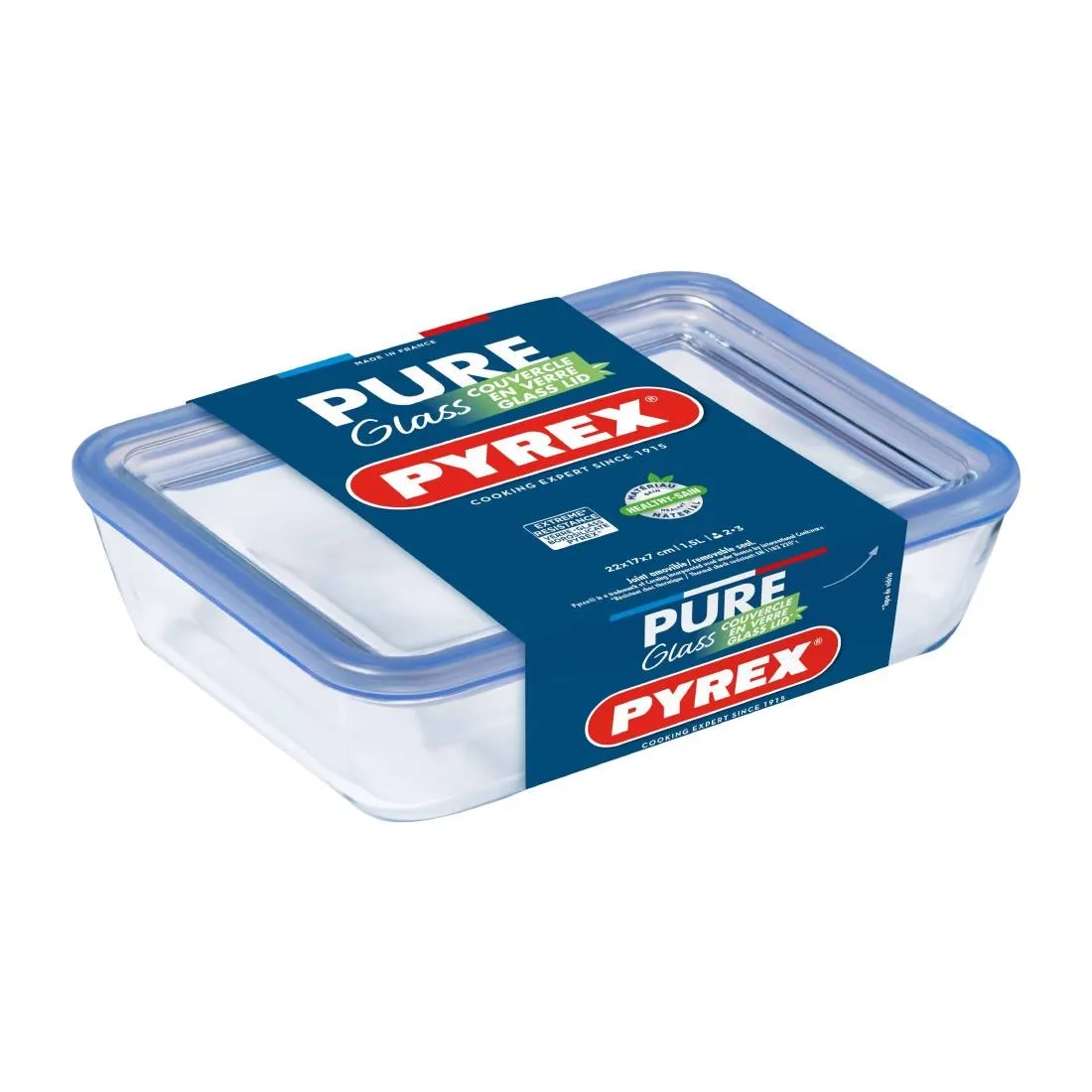 CZ082 Pyrex Pure Glass Food Storage Container 2.7Ltr