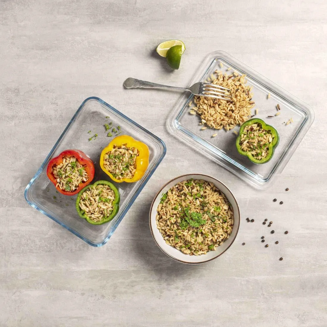 CZ082 Pyrex Pure Glass Food Storage Container 2.7Ltr