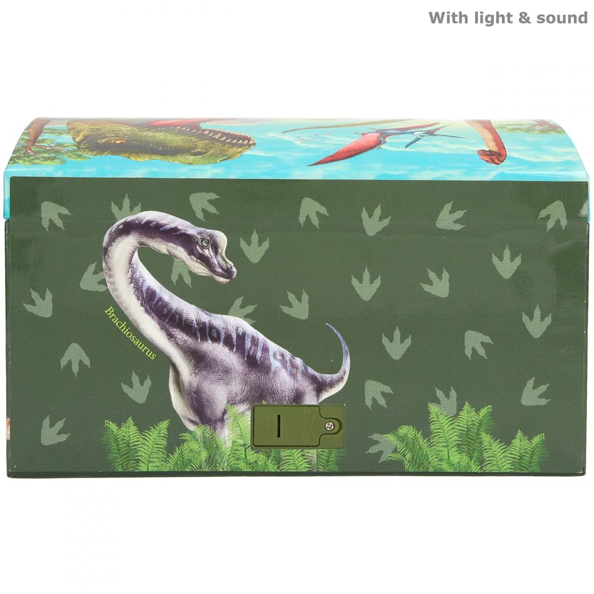 Depesche Dino World Treasure Chest with Code, Sound and Light