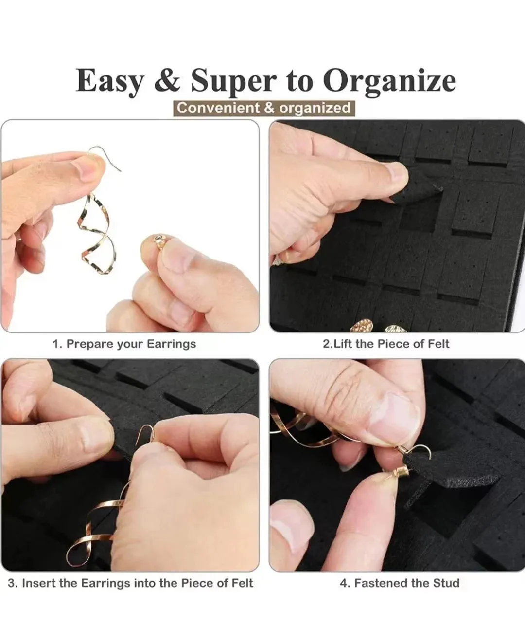 Double Wall Mounted Jewelry Bag