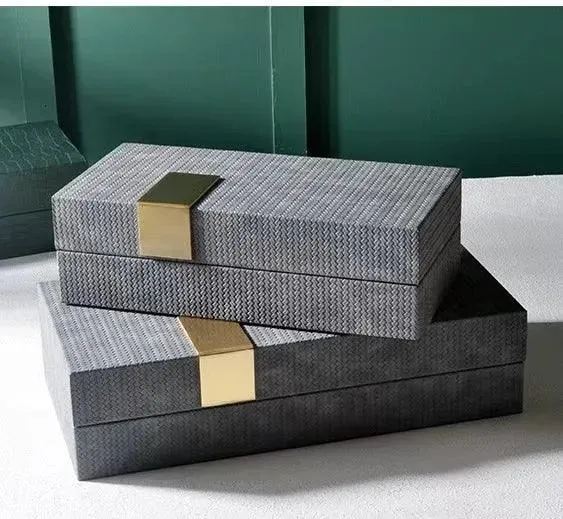 Elegant Leather Jewelry Organizer: Timeless Tabletop Storage Solution with Chic Design
