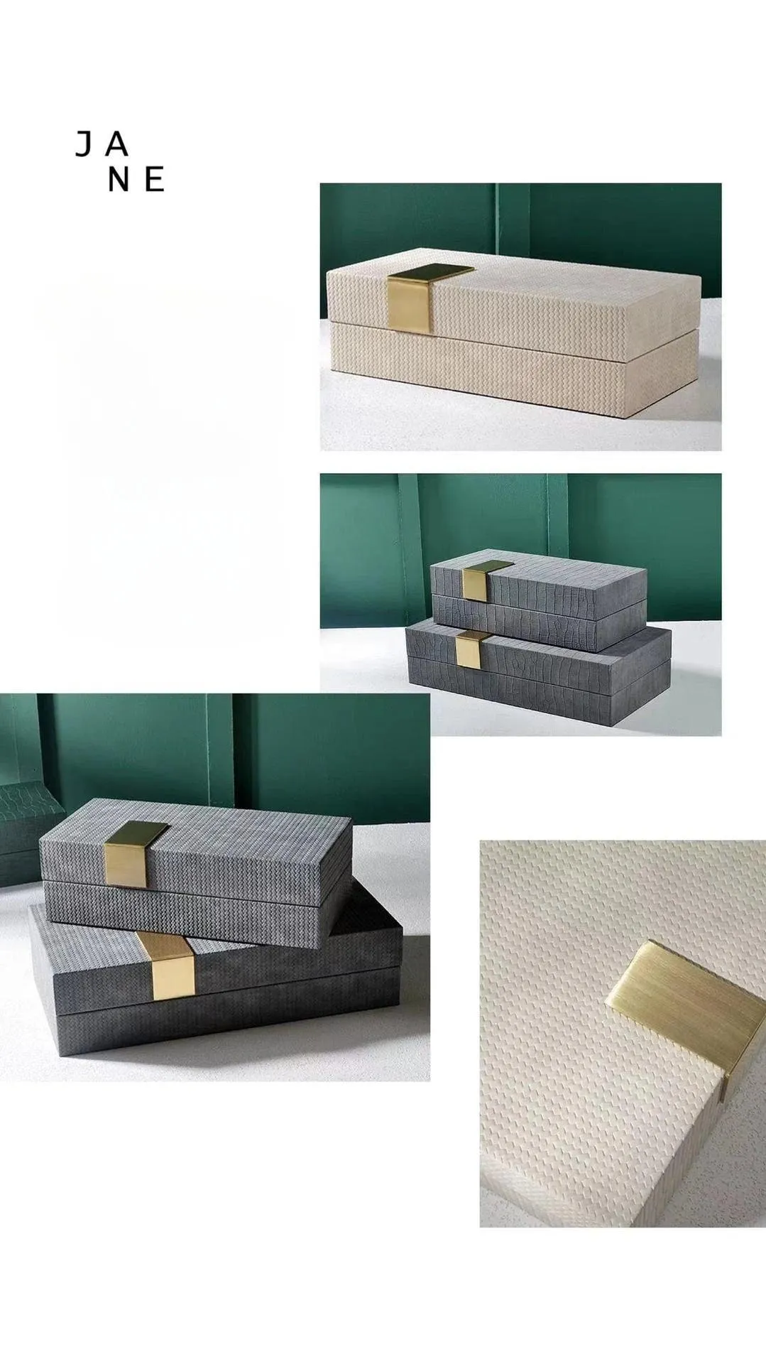 Elegant Leather Jewelry Organizer: Timeless Tabletop Storage Solution with Chic Design