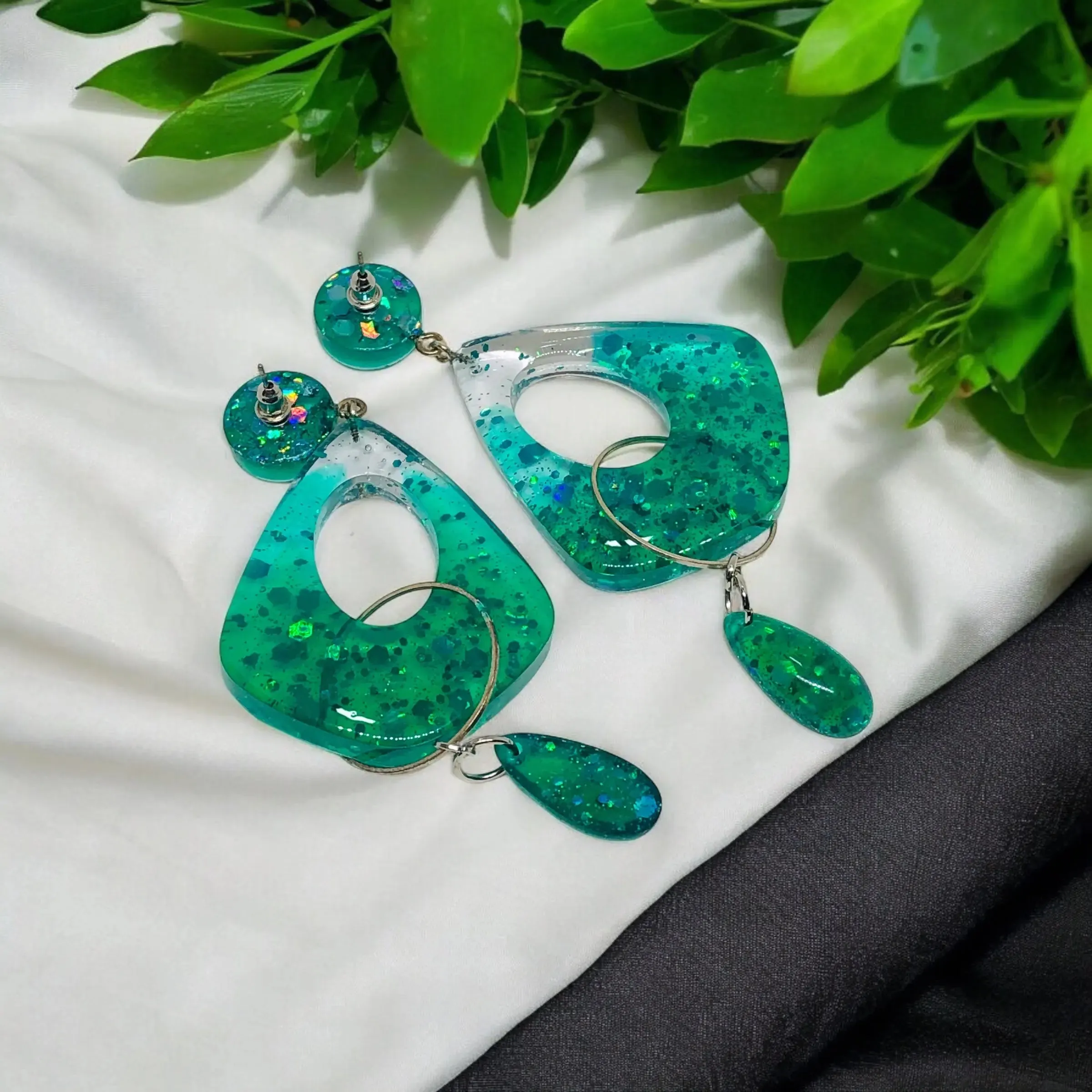 Emerald Tides Earrings