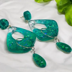 Emerald Tides Earrings